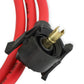 MSD 32999 - Super Conductor Spark Plug Wire Set, 2000 Ford 3.8L V-6 Mustang - Red jacket