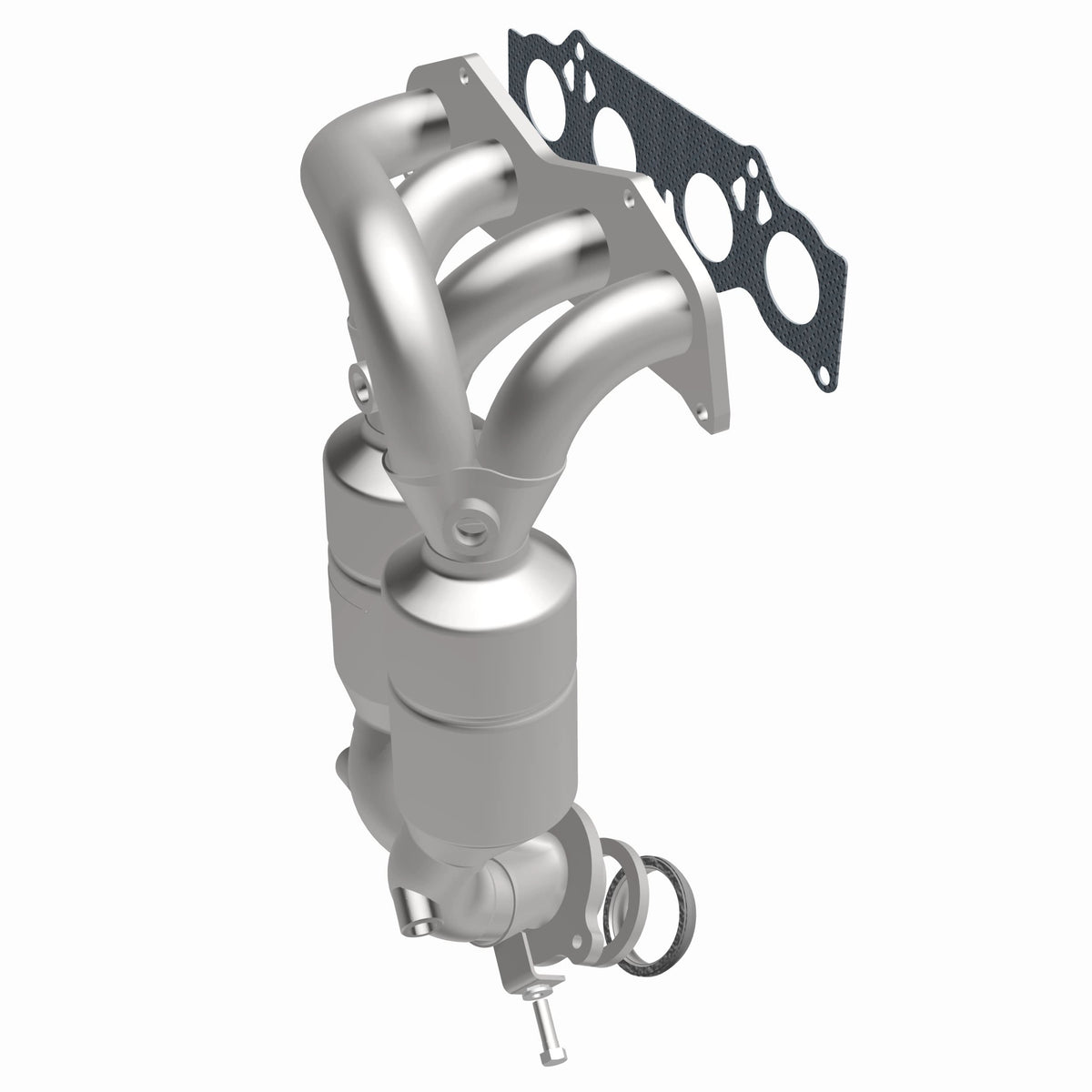 Catalytic Converter with Integrated Exhaust Manifold for HM Grade Federal / EPA Compliant Direct-Fit Manifold Catalytic