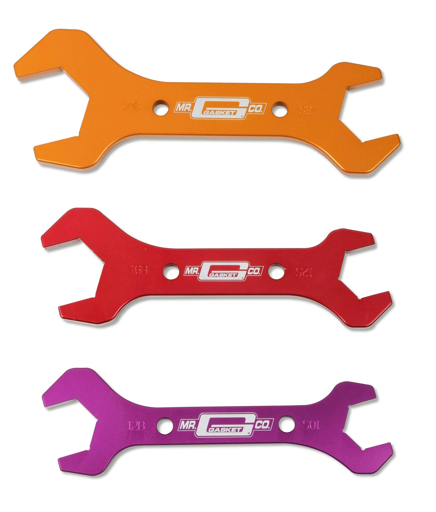 Mr. Gasket 7-Piece AN Wrench Set - 33200G