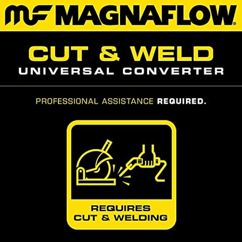 1985 Ford Escort California Catalytic Converter 2in 3322024 Magnaflow