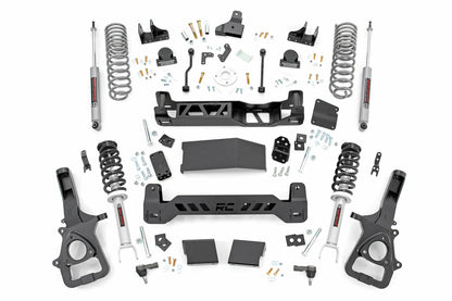 Fits Ram 1500 4WD (2019-2024) 6 Inch Lift Kit; N3 Struts; Dual Rate Coils; 33431