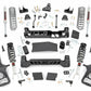 Fits Ram 1500 4WD (2019-2024) 6 Inch Lift Kit; M1/M1; Dual Rate Coils; 33440