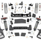 Fits Ram 1500 4WD (2019-2024) 6 Inch Lift Kit; Vertex/V2; Dual Rate Coils; 33457