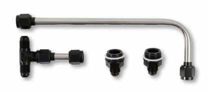 Dual Feed Fuel Line #6AN (Black) - 34-600BKQFT