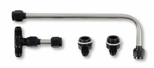 Dual Feed Fuel Line #6AN (Black) - 34-600BKQFT