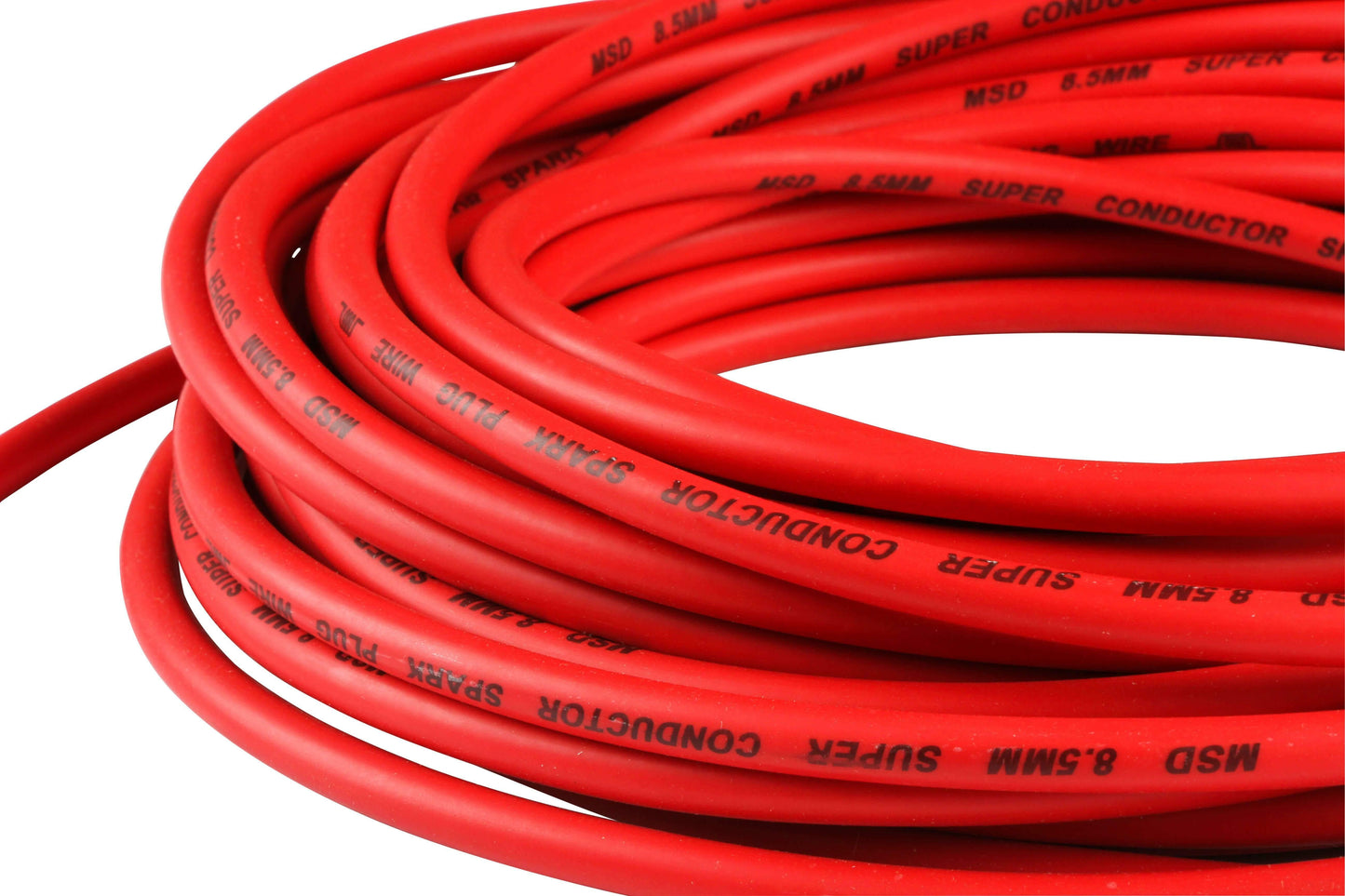 Super Conductor Spark Plug Wire, Red 8.5mm, 50 Ft - 34029