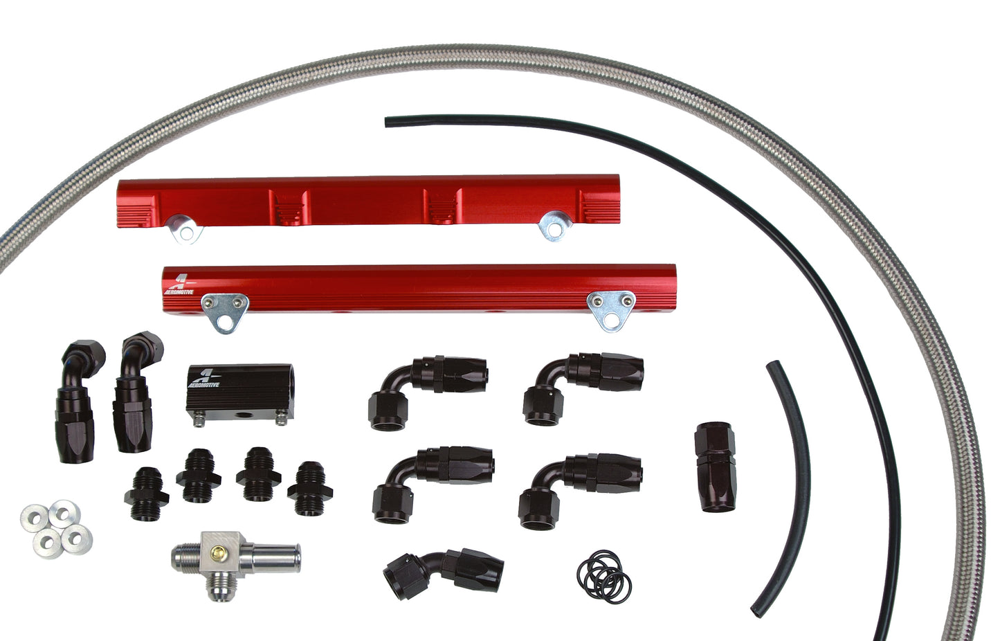Fuel Injection Fuel Rail Kit EFI Fuel Rail Vehicle Specific Fit Aeromotive 14122-BGPL