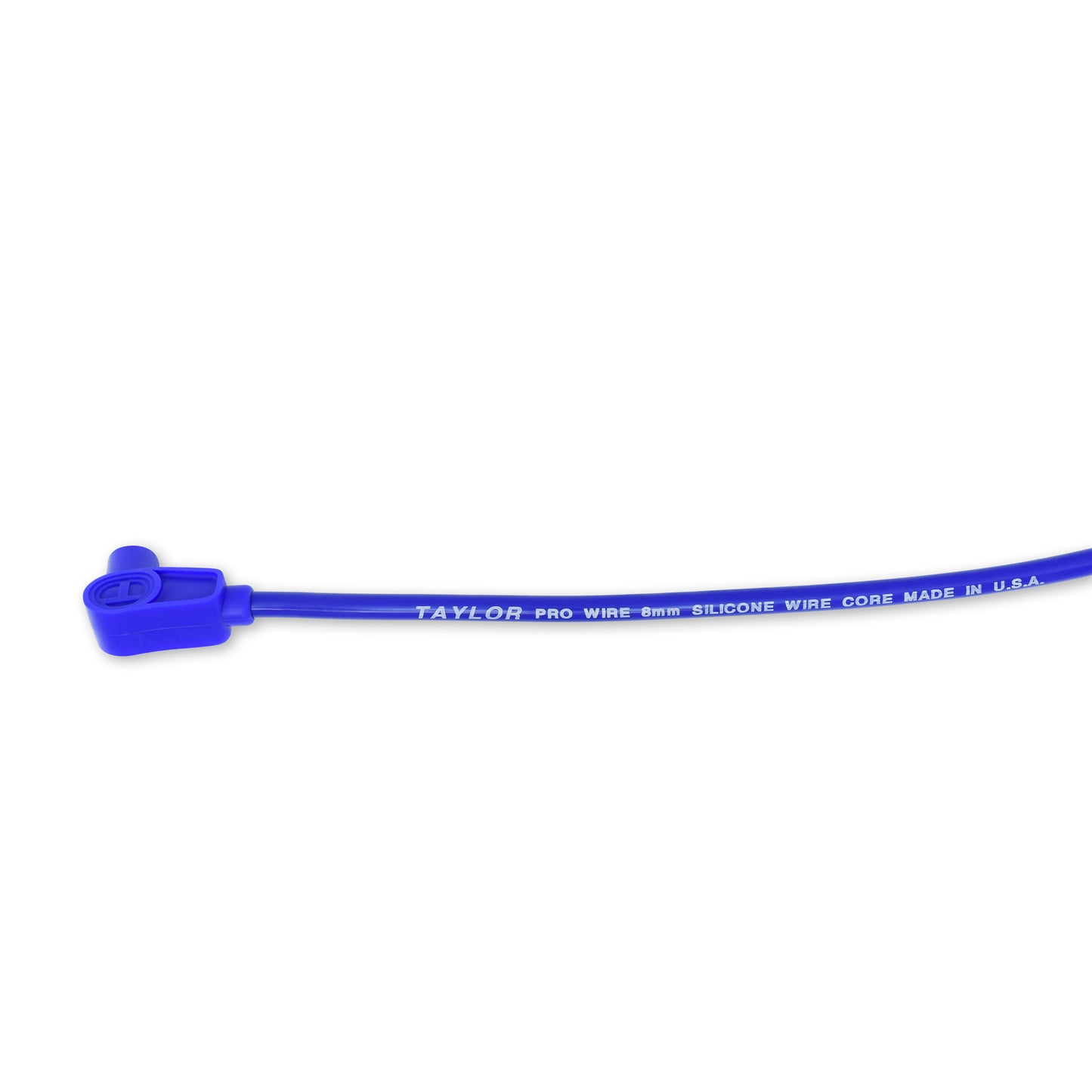 Spark Plug Wire Set Universal 8mm Silicone 90? 0 ohm/ft Prowire Solid Blue 70660