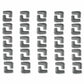 Boots, 90 Degree Logo Spark Plug, Gray Silicone 50EA - 34514