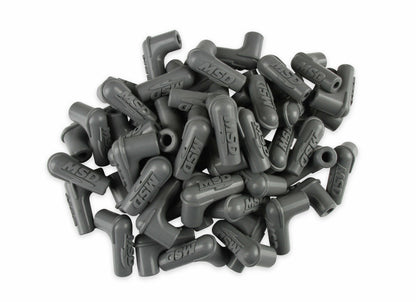 Boots, 90 Degree Logo Spark Plug, Gray Silicone 50EA - 34514