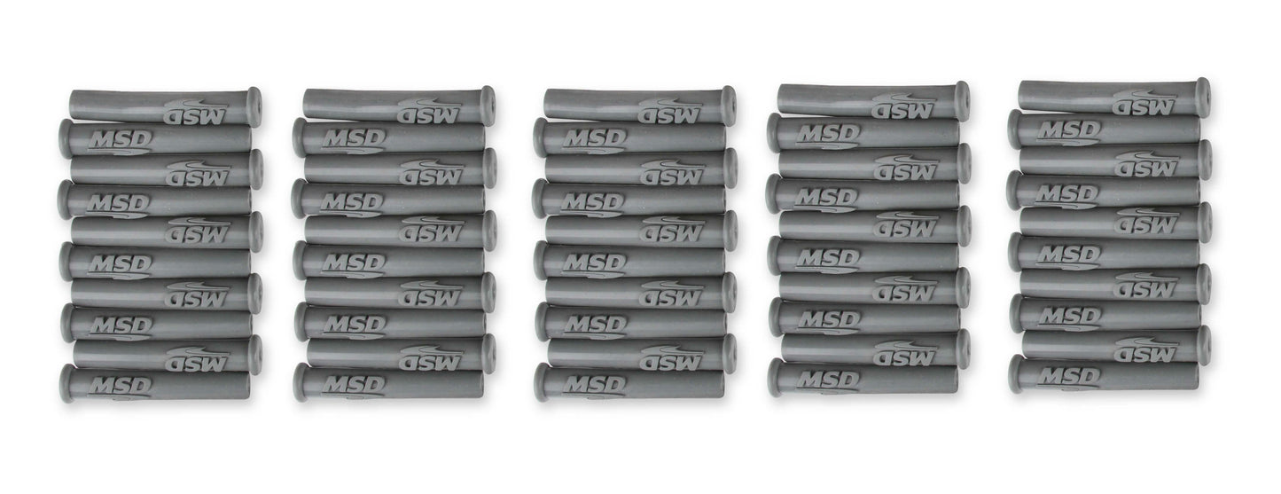 Boots, Straight, Logo Gray Silicone, 50EA - 34564