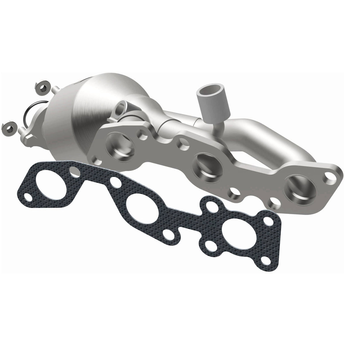 Catalytic Converter with Integrated Exhaust Manifold for HM Grade Federal / EPA Compliant Direct-Fit Manifold Catalytic