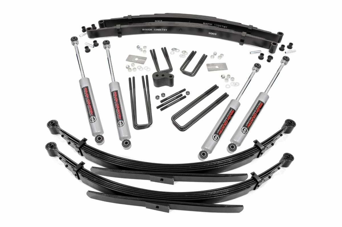 Fits Dodge/Plymouth Ramcharger/Trailduster (74-77) 4" Lift Kit RR Springs 350.2