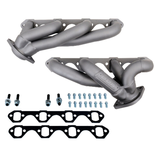 Fits 1987-95 Ford F150 302 1-5/8 Shorty Exhaust Headers (Titanium Ceramic)-3510 - Car Part People