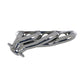 Fits 1987-95 Ford F150 302 1-5/8 Shorty Exhaust Headers (Titanium Ceramic)-3510 - Car Part People