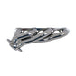 Fits 1987-1995 Ford F150 302 1-5/8 Shorty Exhaust Headers-Silver-35100