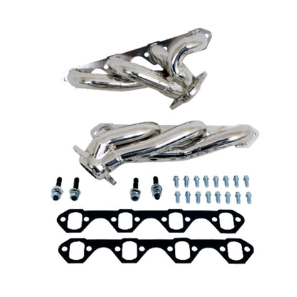 Fits 1987-1995 Ford F150 302 1-5/8 Shorty Exhaust Headers-Silver-35100 - Car Part People