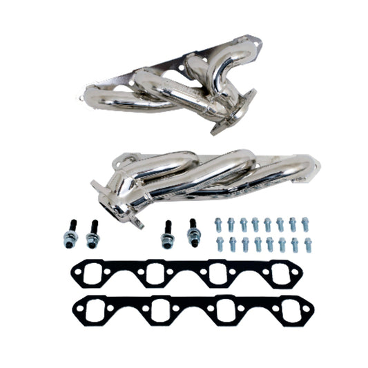 Fits 1987-1995 Ford F150 302 1-5/8 Shorty Exhaust Headers-Silver-35100 - Car Part People