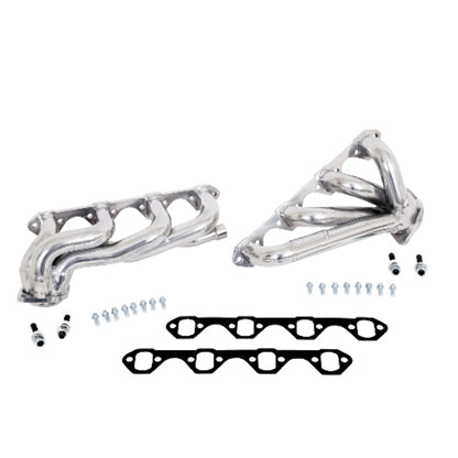 Fits 1987-1995 Ford F150 351W 1-5/8 Shorty Exhaust Headers-Silver-35110 - Car Part People