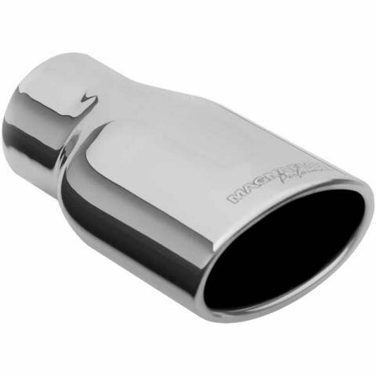 Tip (1-Pk) Oval Re DW Reso (3.24X4.75)X8.25 3.00 I.D. Chrome 35171 Magnaflow