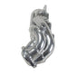 Fits 1999-03 Ford F150/1997-02 Ford Exp 5.4L 1-5/8 Shorty Headers-Silver-35180