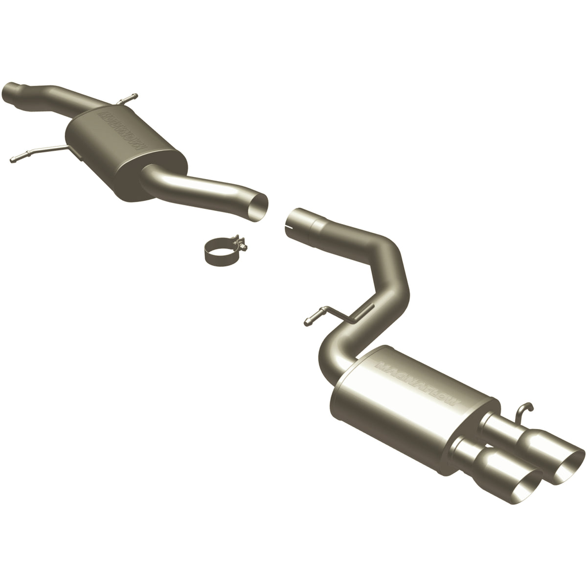 Exhaust System Kit for Touring Series Cat-Back Performance Exhaust System MagnaFlow 16476