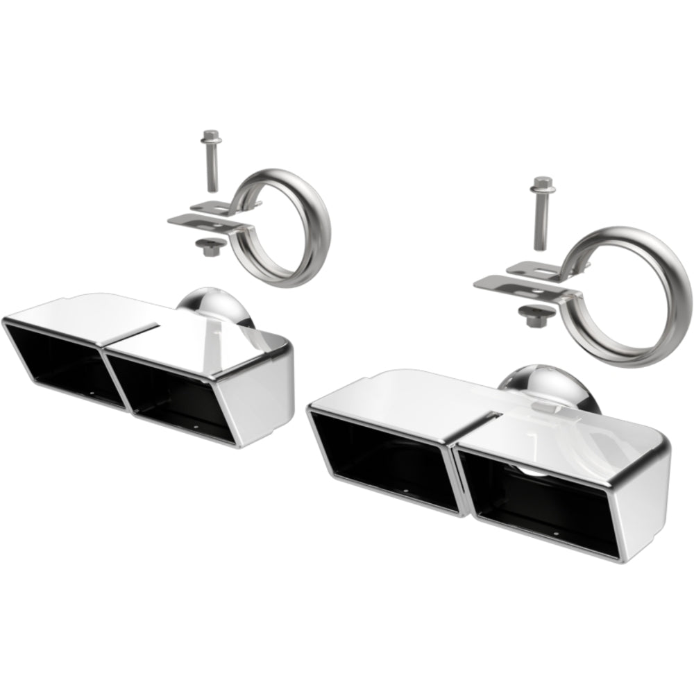 Tip 1-Set Quad Square 35221 Magnaflow - Exhaust Tips Car Part People