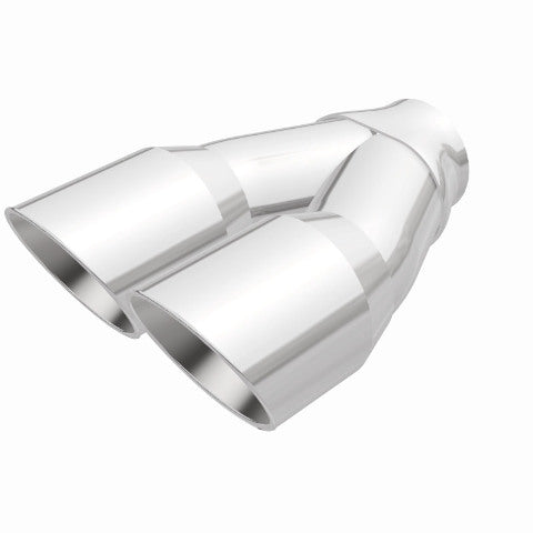 Tip (1-Pk) Dual DW 3x8 2.25 - Chrome 35226 Magnaflow