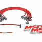 MSD 35599 - Spark Plug Wire Set ; Super Conductor 8.5mm Red for Chevy 262-400 SBC