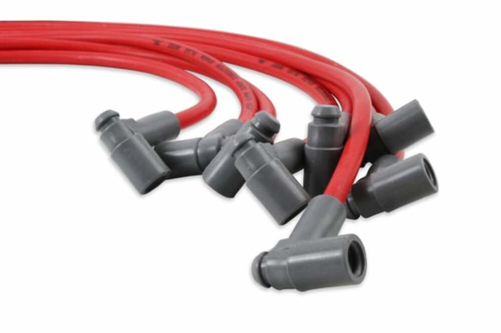 MSD 35599 - Spark Plug Wire Set ; Super Conductor 8.5mm Red for Chevy 262-400 SBC