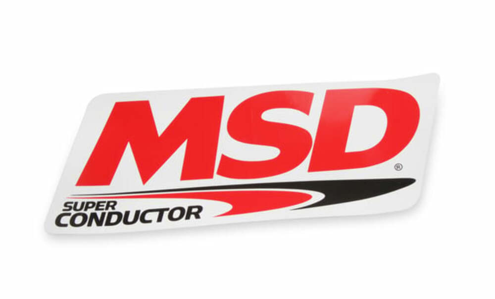 MSD 35599 - Spark Plug Wire Set ; Super Conductor 8.5mm Red for Chevy 262-400 SBC