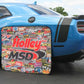 Sticker Bomb Tire Shade-44" x 35", suction cup mounting 36-446