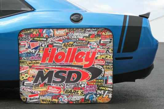 Sticker Bomb Tire Shade-44" x 35", suction cup mounting 36-446