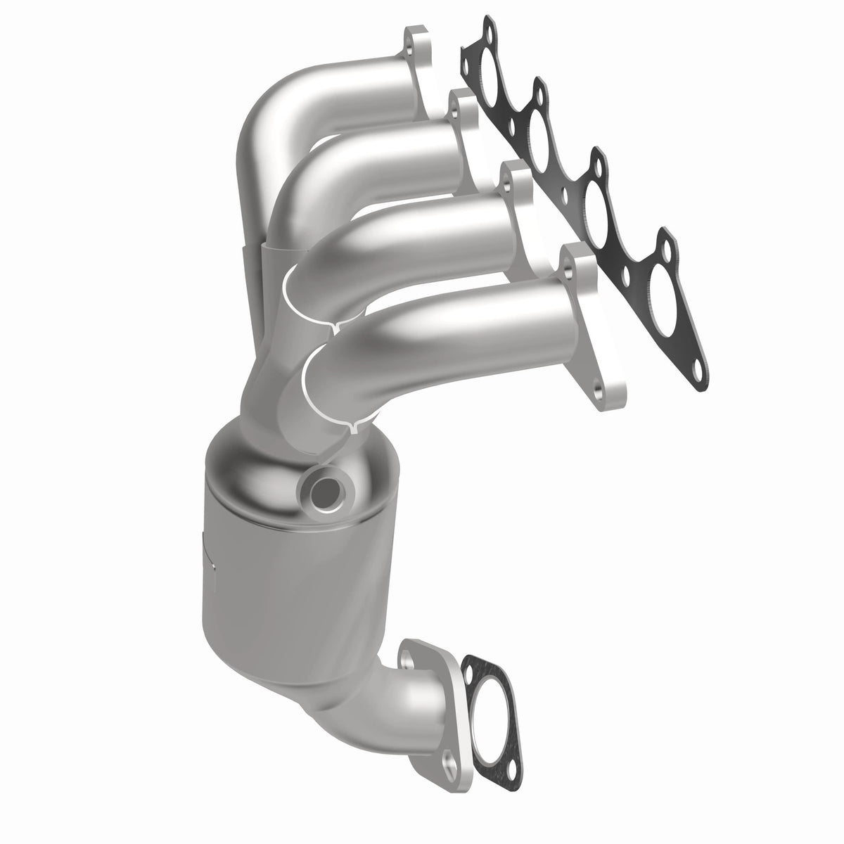 Catalytic Converter with Integrated Exhaust Manifold for HM Grade Federal / EPA Compliant Direct-Fit Manifold Catalytic