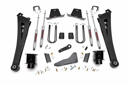 Fits Ram 3500 4WD (2013-2015) 5 Inch Lift Kit; Non-Dually; 369.2