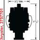 Mallory 3757701 Mallory Unilite Distributor - Chrysler 250, 361, 383 & 400 En...