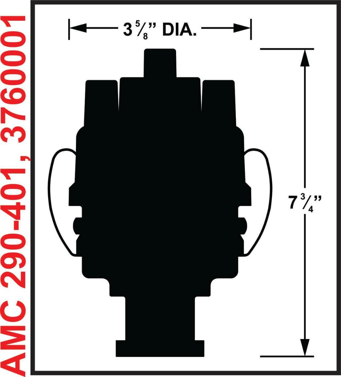 Mallory Unilite Distributor - AMC 290 â€“ 401 engines - 3760001