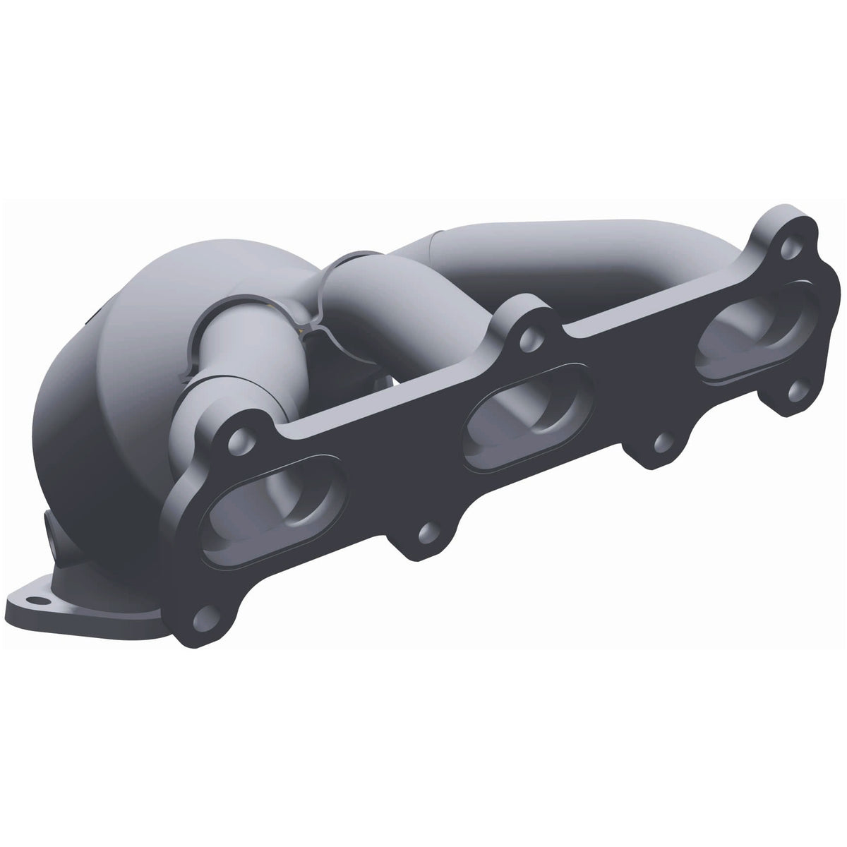Catalytic Converter with Integrated Exhaust Manifold for HM Grade Federal / EPA Compliant Direct-Fit Manifold Catalytic