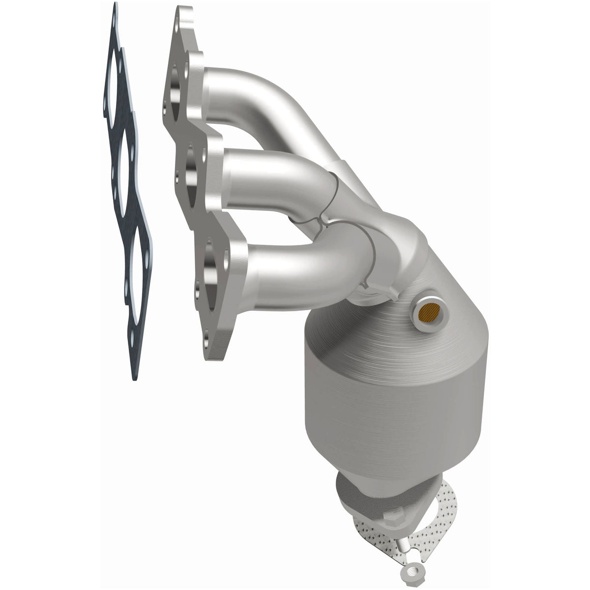 Catalytic Converter with Integrated Exhaust Manifold for HM Grade Federal / EPA Compliant Direct-Fit Manifold Catalytic