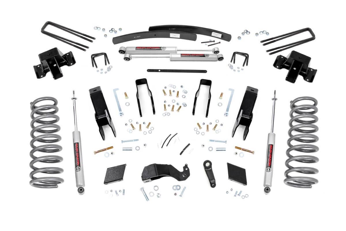 Fits Dodge 2500 4WD (1994-1999) 5 Inch Lift Kit; 382.23