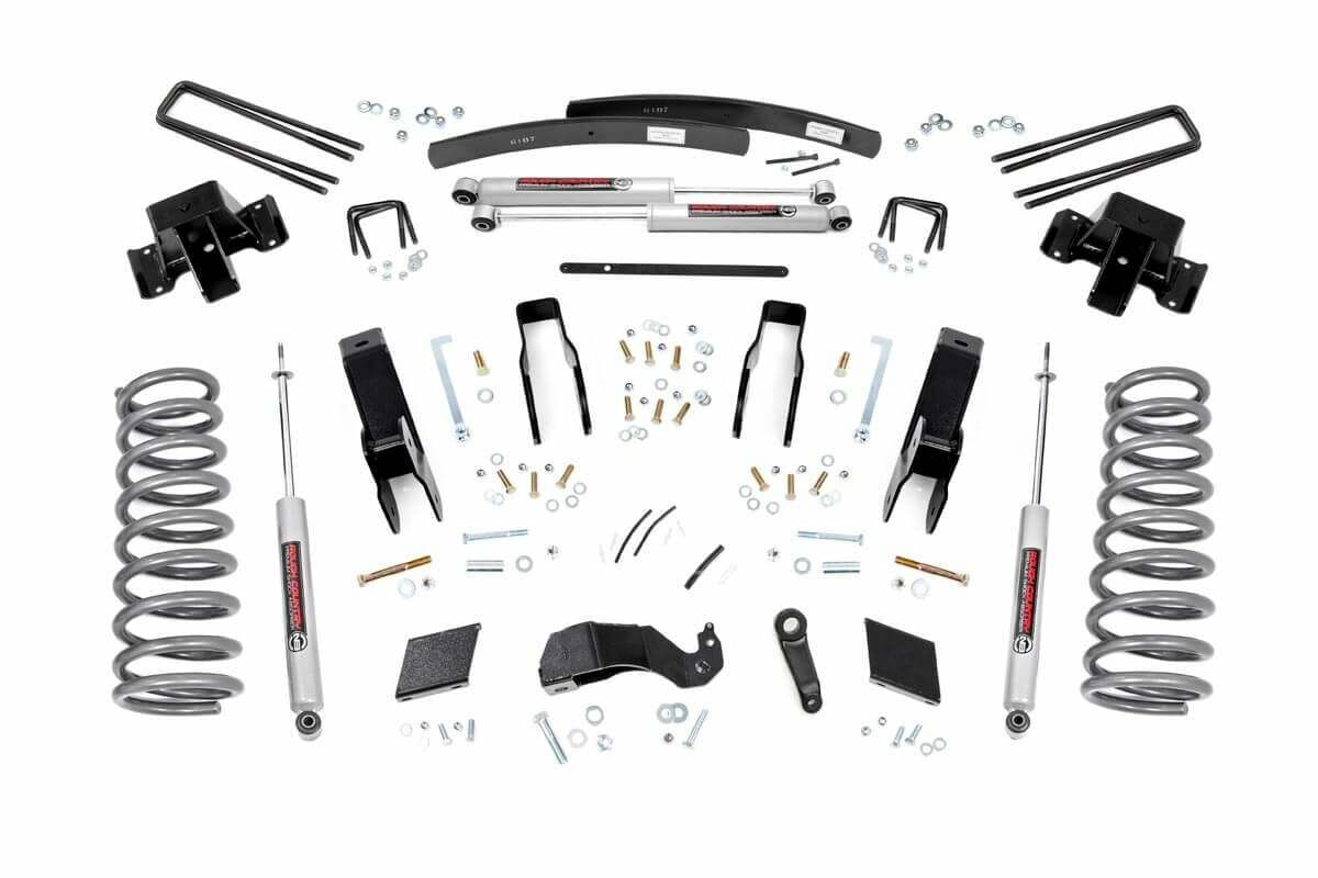 Fits Dodge 2500 4WD (1994-1999) 5 Inch Lift Kit; 382.23