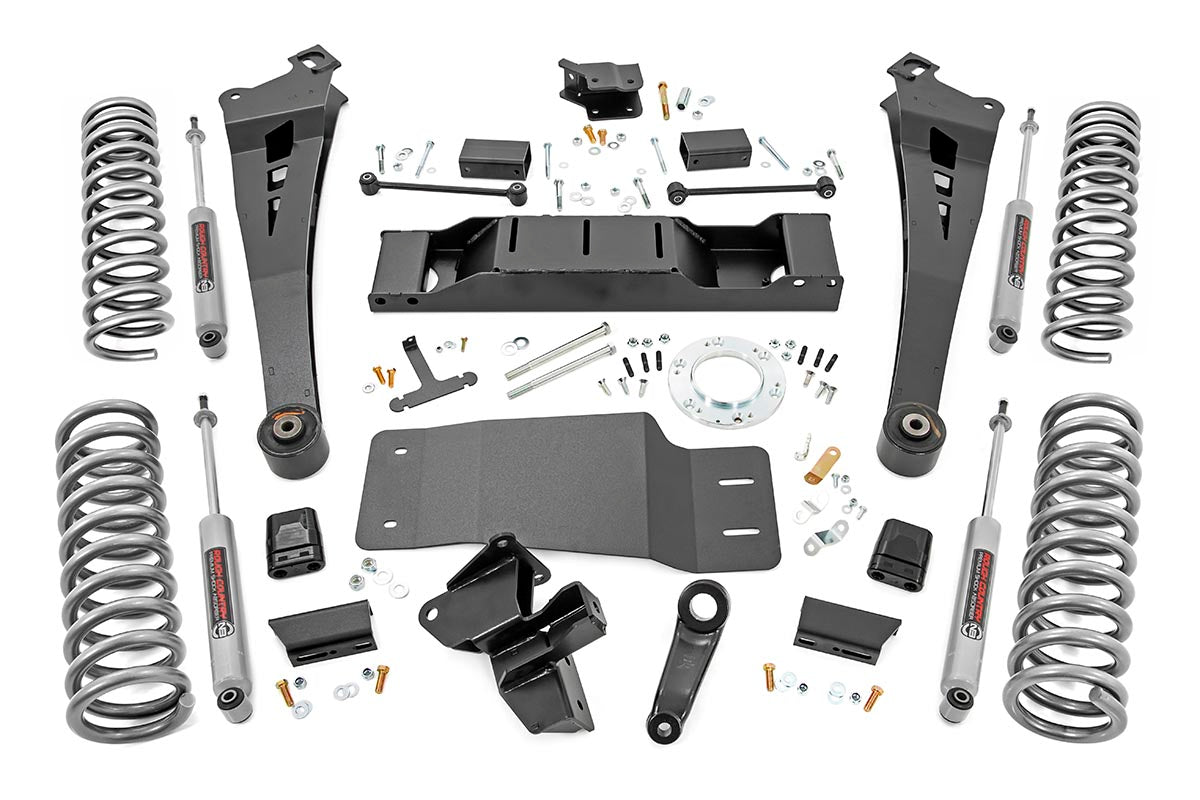 Fits Ram 2500 4WD (2019-2024) 5 Inch Lift Kit; Dual Rate Coils; Non-AISIN; 38330