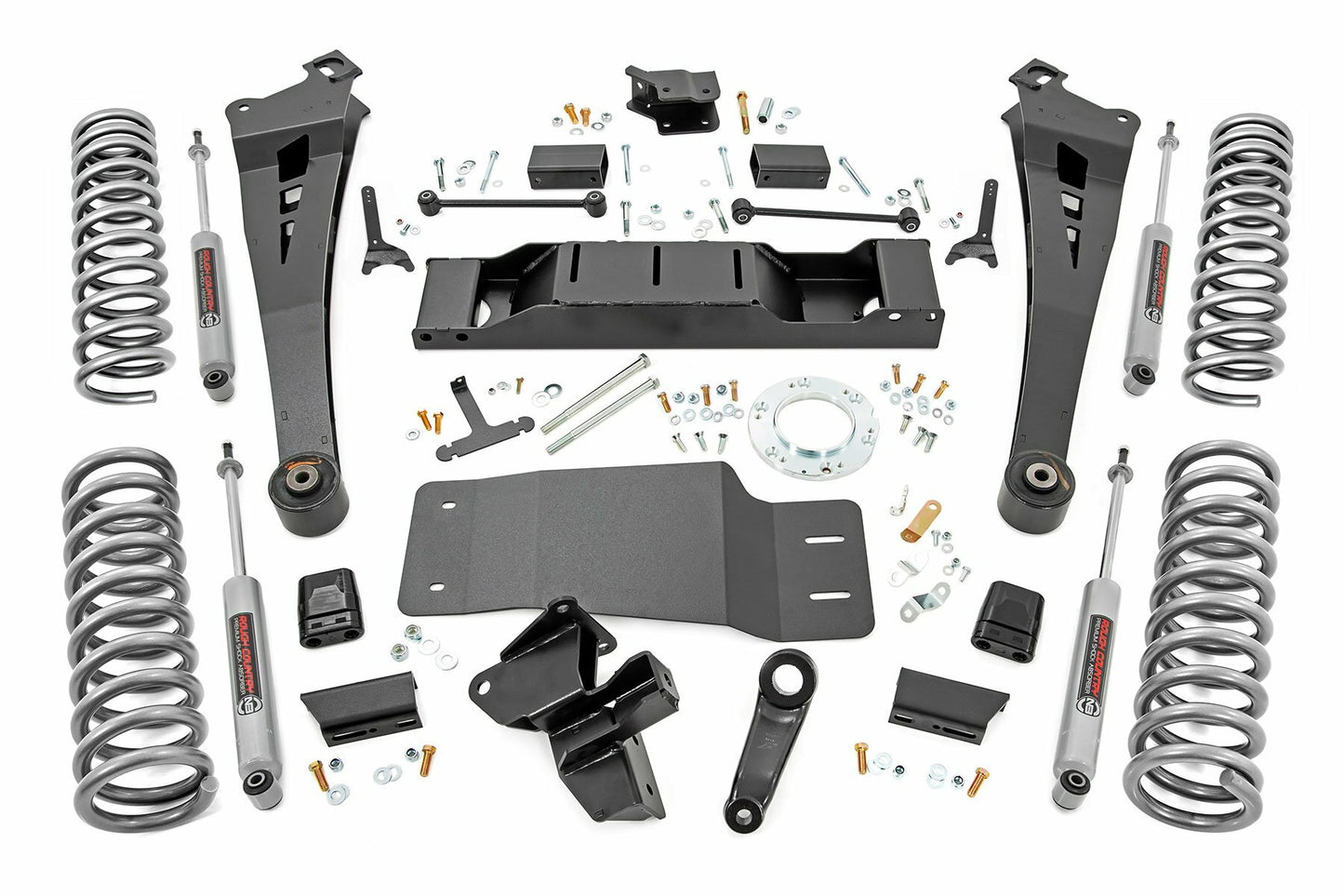 Fits Ram 2500 4WD (2019-2024) 5 Inch Lift Kit; Dual Rate Coils; Non-AISIN; 38330