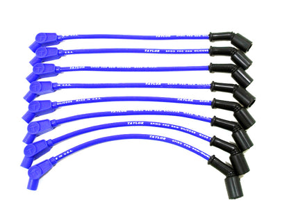 Spark Plug Wire Set Universal 8mm Silicone Spiro Pro 135? 350 ohm/ft Blue 76645