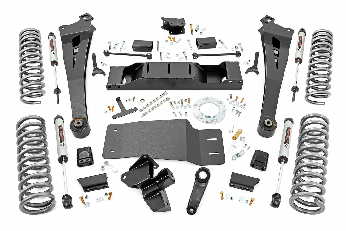 Fits Ram 2500 4WD (2019-2024) 5" Lift Kit; Dual Rate Coils; V2; Non-AISIN; 38370