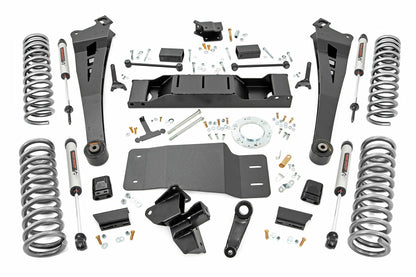 Fits Ram 2500 4WD (2019-2024) 5" Lift Kit; Dual Rate Coils; V2; Non-AISIN; 38370
