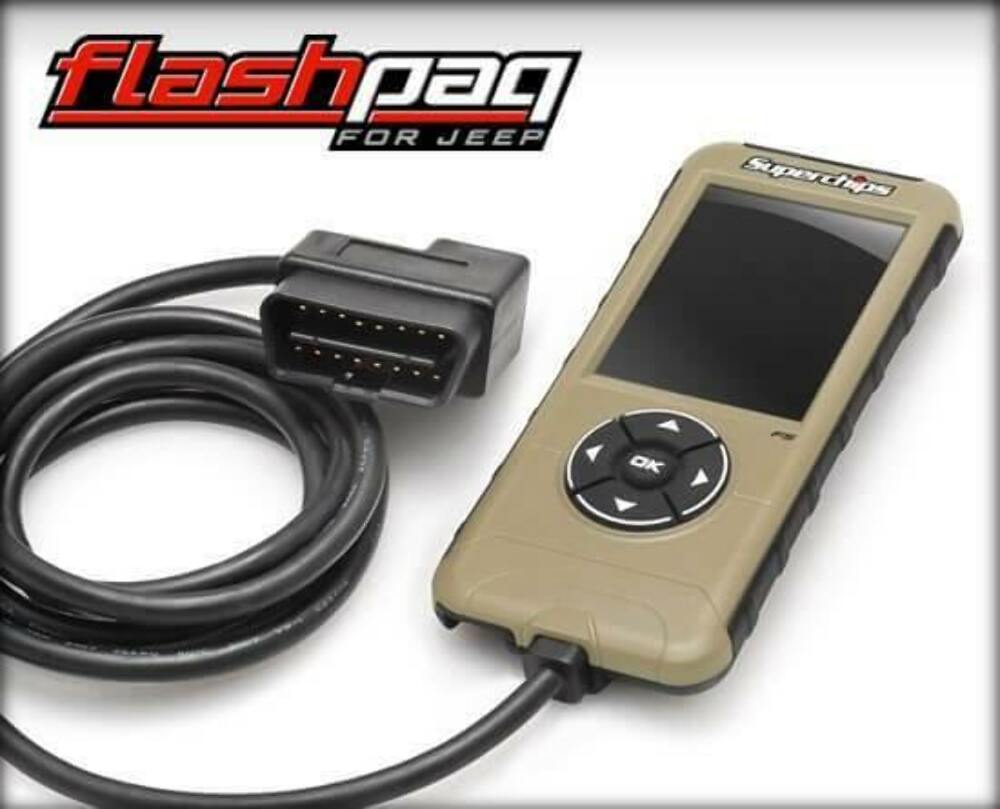 Superchips Flashpaq F5 3874 Performance Programmer For 1998-2014 Jeep Vehicles