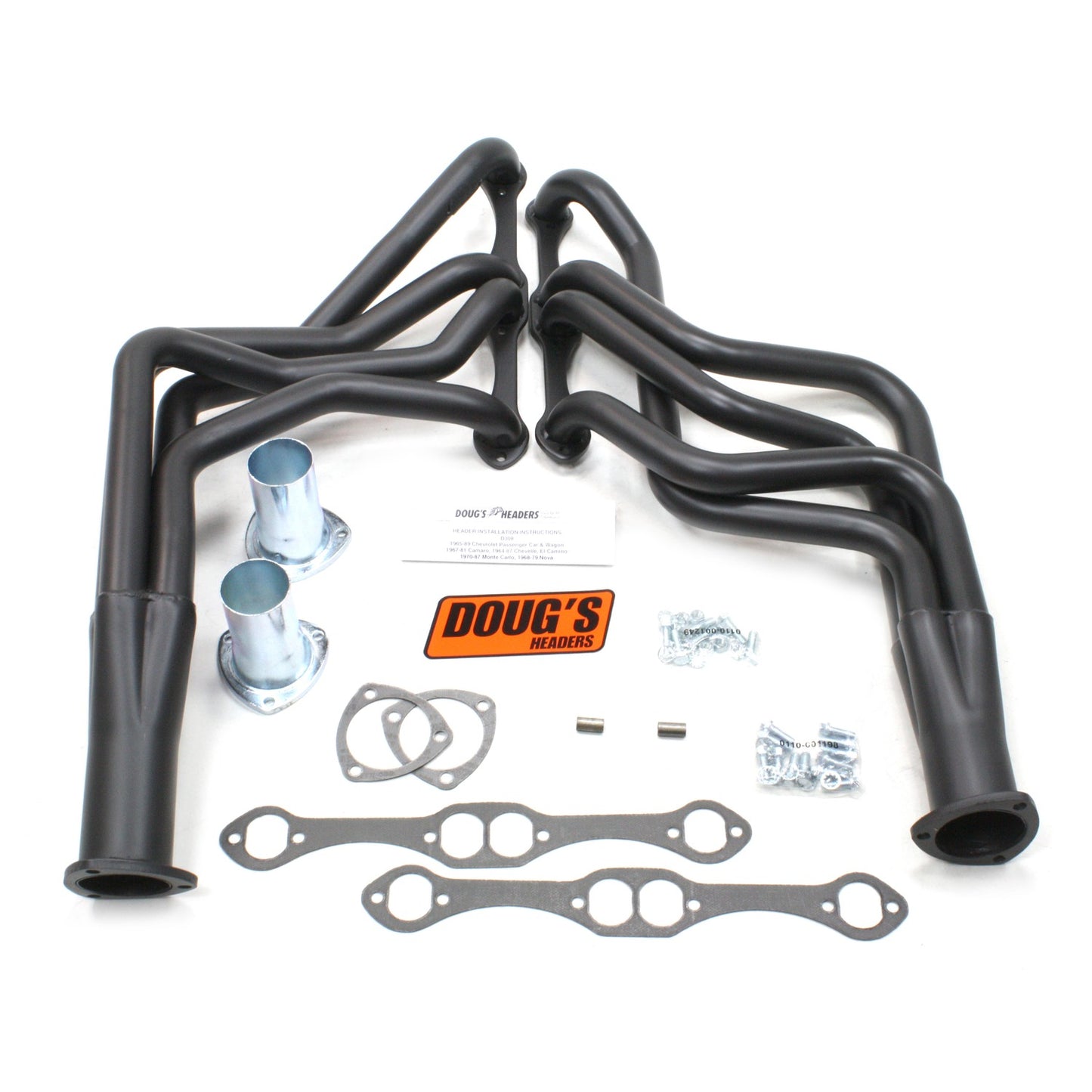Long Tube Headers for 67-77 GM F G/A 265-400 SBC Non Cat no EGR or A.I.R. D308-B