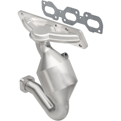 Catalytic Converter with Integrated Exhaust Manifold for HM Grade Federal / EPA Compliant Direct-Fit Manifold Catalytic
