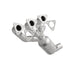 Catalytic Converter with Integrated Exhaust Manifold for HM Grade Federal / EPA Compliant Direct-Fit Manifold Catalytic